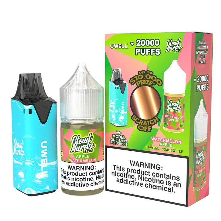 Collab Bundle – Uwell V6 Disposable Device + Daddy’s Vapor 30mL Juice BLV PeruThe Collab Bundle includes the Uwell V6 Disposable Device and Daddy's Vapor 30mL Juice. This bundle provides an easy and convenient vaping experience with the high-q