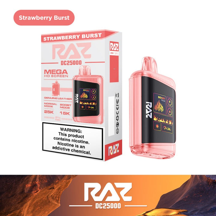 RAZ DC25000 Disposable 25000 Puffs 16mL 5%BLV PeruRAZ DC25000 Disposable Vape - 25000 Puffs - Product Description
Presenting the Raz DC25000 Disposable Vape, the ultimate solution for those seeking a premium vaping 