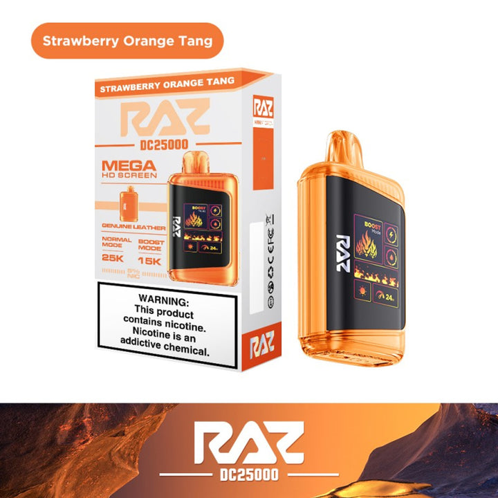 RAZ DC25000 Disposable 25000 Puffs 16mL 5%BLV PeruRAZ DC25000 Disposable Vape - 25000 Puffs - Product Description
Presenting the Raz DC25000 Disposable Vape, the ultimate solution for those seeking a premium vaping 