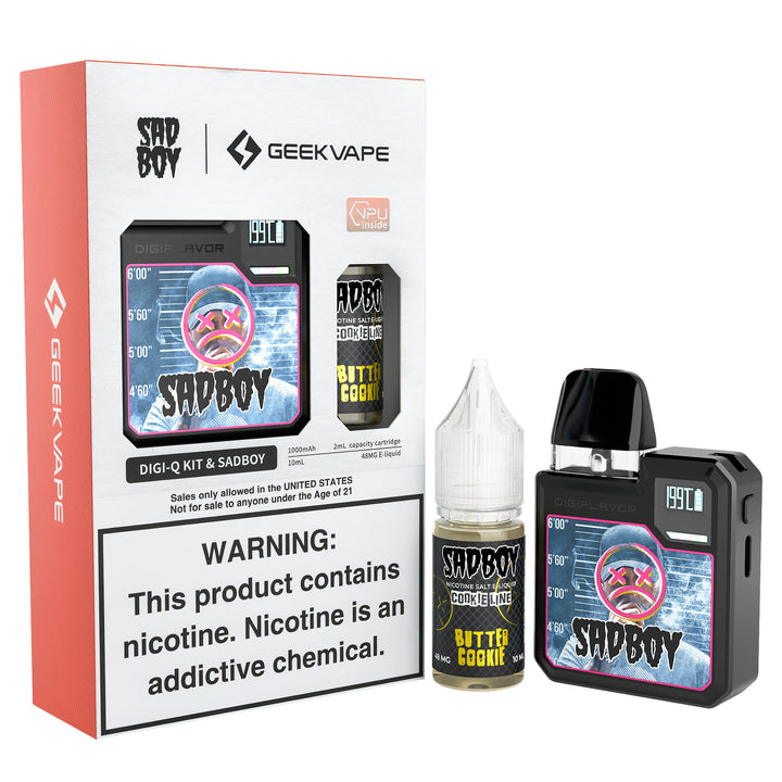 Geekvape Digi-Q Kit + Daddy’s Vapor 10mL Salts 50mg (Pod System + E-LiBLV PeruDescription
Geekvape Digi-Q Kit + Daddy’s Vapor 10mL Salts 50mg (Pod System – E-Liquid)
Black Lava Vape Peru is thrilled to present the Geekvape Digi-Q Kit + Daddy’s