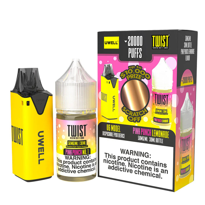 Collab Bundle – Uwell V6 Disposable Device + Daddy’s Vapor 30mL Juice BLV PeruThe Collab Bundle includes the Uwell V6 Disposable Device and Daddy's Vapor 30mL Juice. This bundle provides an easy and convenient vaping experience with the high-q