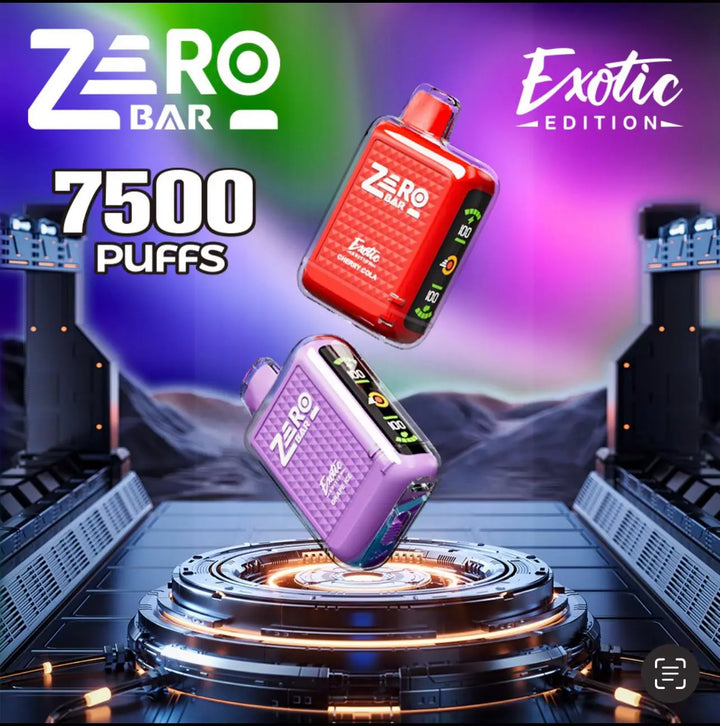 Zero Bar Exotic Edition 13ML 7500 Puffs Zero NicotineBLV Peru.. EXPERIENCE THE BEST VAPORIZER ..
POCKET-SIZED HASSLE-FREE VAPING EXPERIENCE
.. OUR TOP DEMANDING VAPE PRODUCTS ..
FULLY LOADED FEATURES
REVOLUTIONARY DISPOSABLE V