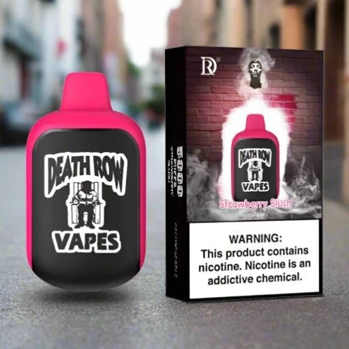 Death Row Vapes 10.5ML 5000 Puffs Rechargeable Disposable Vape Device - 5% - BLV Peru