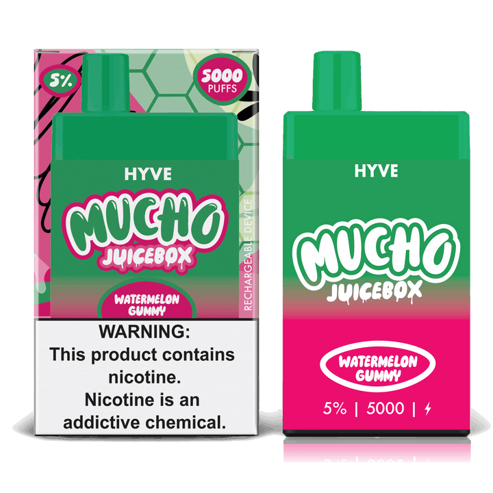 Hyve x Mucho JuiceBox 5000 Disposable - 12mL Juice - 5000 Puffs - BLV Peru